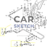 Audi S4 B6 Headlight Washer Covers * 8E0 955 275 B - 8E0 955 276 B *